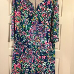 Lilly Pulitzer Colorful Floral Dress size S